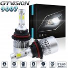 High Power 9007 LED Headlight Bulbs 1400W 210000LM 6000K Xenon White Light Kit