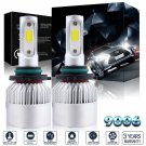9006 HB4 COB LED Headlight Kit 1400W 210000LM Bulbs 6000K Xenon White Light Pair