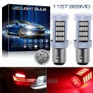 2x Red 1157 BAY15D 92-4014-SMD High Power Brake Turn Signal Lamp LED Light Bulbs
