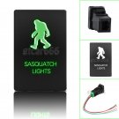 Green LED Push Switch For Toyota Sequoia 4Runner Tacoma RAV4 100 SASQUATCH LIGHT