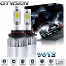 9012 HIR2 LED Headlight Bulbs Replace High Low Beam 1400W 210000LM 6000K White