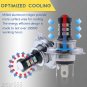 2x 30SMD H4 Projector LED Ice Blue Car Fog Daytime Running Light Bulbs 8000K DRL