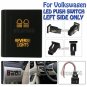 12V REVERSE LIGHTS Yellow LED Push Button Switch for Volkswagen Amarok Left Side
