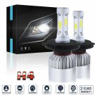 H4 9003 LED Headlight Conversion Kit 1400W 210000LM 6000K HID White Light Bulbs