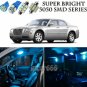 12pcs Ice Blue LED Interior Lights Bulb Package Kit For Chrysler 300 2005 - 2010