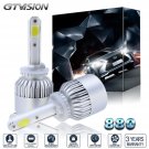 880 6K White 1400W 210000LM High Power COB LED Fog Light Driving Bulb Headlight