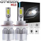 2 Sides 1300W 195000LM H13 9008 LED Headlight Bulbs For Hi/Lo beam 6000K White