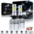 1400W 210000LM H7 LED Headlight Bulbs 6000K Brihgt Cool White Light Low Beam Kit
