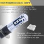 2PCS H3 12V LED Fog Light Bulb Driving Light Replacement Bright 10000K Blue DRL