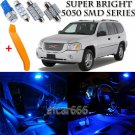 14 x Ultra Blue Interior LED Lights Kit + TOOL For 2002 - 2009 GMC Envoy