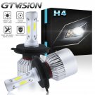 2x H4 9003 HB2 LED Headlight Bulb Conversion Kit High Low Beam 6000K White 1400W