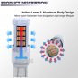 92-4014SMD 7443 7440 LED Amber Yellow Daytime Running Light Backup Reverse Bulb