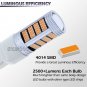 92-4014SMD 7443 7440 LED Amber Yellow Daytime Running Light Backup Reverse Bulb