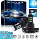 2X 3030SMD H16 5202 Fog Light Ice Blue High Power Projector LED Driving Bulb DRL