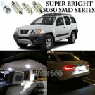 For Nissan Xterra 2005-2015 Xenon White LED Interior kit + License Plate Light