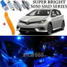 9 x Ultra Blue Interior LED Lights Kit + TOOL For 2016  - 2018 Toyota Corolla iM