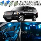 12pcs Ice Blue LED Interior Lights Bulb Package Kit For GMC Yukon 2007-2013