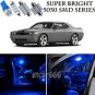 7pcs Blue LED Interior Lights Bulb Package Kit For Dodge Challenger 2008-2015