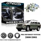 8PCS Super White LED Interior Light Package Kit For Chevrolet Venture 2000-2005