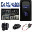 LED SPOT LIGHTS Botton For Mitsubishi Pajero Triton MN ML Blue LED Push Switch