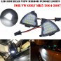 2x LED Side Mirror Rear View Under Puddle Light White Lamp For VW Golf MK5 04-07
