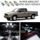 5050 SMD White LED Interior Lights Package Kit For 1998-2003 GMC Sonoma 11pcs