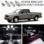 5050 SMD White LED Interior Lights Package Kit For 1998-2003 GMC Sonoma 11pcs
