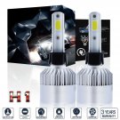 H1 LED Headlight Bulb 1400W 210000LM Pair COB 6000K Brihgt Xenon White Light Kit