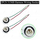 2x 3156B Bulb Socket Brake Turn Signal Light Harness Wire Plug Connector Decoder