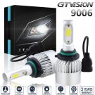 1400W 210000LM High Power COB LED Headlight Kit 9006 HB4 6000K Xenon White Bulbs