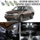15x Xenon White LED Interior Lights Package Kit For Chevy Trailblazer 2002-2009