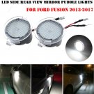 2Pcs No Error LED Side Rearview Mirror Puddle Light Fit Ford Fusion 13-17 Escape