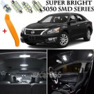 14 x Xenon White Interior LED Lights Kit + TOOL For 2007 - 2015 Nissan Altima
