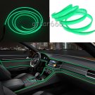 2M Green EL Wire Cold Light Strip Car Interior Unique Decor Fluorescent Neon 12V