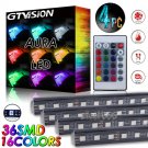 36LED Remote Control RGB Interior Footwell Floor Decor Strip Light 12V USB Port