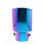 63mm Car Universal Pink Chrome Stainless Steel Exhaust Tail Muffler Tip Pipe