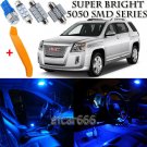 14 x Ultra Blue Interior LED Lights Kit + TOOL For 2010 - 2015 GMC Terrain