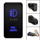 Blue LED Switch Push Button FOG LIGHTS for Toyota Hilux Tacoma Fortuner Tundra