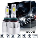 1400W 210000LM COB LED Headlight Kit 9006 HB4 Low Beam Light Bulbs 6000K White