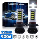 2x 92SMD 9006 HB4 Projector LED Fog Light Driving Bulbs High Power Bright White
