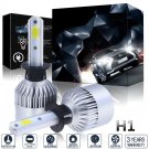 1400W 210000LM High Power COB LED Headlight Kit H1 6000K Xenon White Bulbs 2PCS