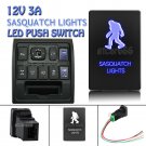 12V LED Push Switch SASQUATCH LIGHT for Toyota Highlander Sequoia Tundra 4Runner