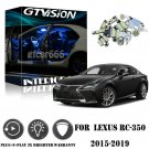 9x Blue LED Lights Interior Package for 2015 2016 2017 & UP LEXUS RC-350 F RC-F