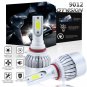 2-Sided Headlight High Low Beam Fog 9012 LED Bulb 1300W Xenon White Super Bright