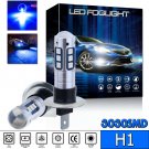 15SMD H1 3030 LED Fog Light Bulbs Car Driving Lamp Replacement Blue 10000K DRL