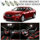 5050 SMD White LED Interior Lights Package Kit For 2014-2016 Mazda 6 10pcs