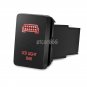 32.5mmx22mm Push Switch Red LED Light Bar For Toyota Tundra 4Runner 2010-up 12V