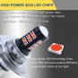 2x 30SMD H4 3030 LED Ultra Red Car Fog Daytime Running Light Bulbs Driving Lamp