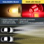 2x 30SMD H4 3030 LED Ultra Red Car Fog Daytime Running Light Bulbs Driving Lamp