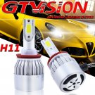 H11 LED Headlight Kit Low Beam For Honda Accord 08-17 Civic 14-17 Diamond White